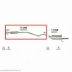 Polmo 17.308 – Opel Astra G 1.2 Középső kipufogó dob