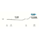 Polmo 17.342 – Opel Corsa D Kipufogó hátsó dob