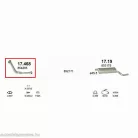 Marix 17.468 első kipufogó cső – Opel Kadett D