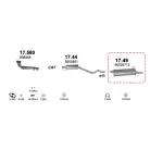 Edex 17.49 hátsó kipufogó dob – Opel Astra F