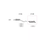 Edex 17.49 hátsó kipufogó dob – Opel Astra F