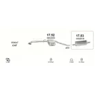 Polmo 17.53 – Opel Omega B Kipufogó hátsó dob