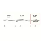 Marix 17.592 hátsó kipufogó dob – Opel Astra G