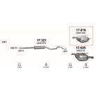 Polmo 17.618 – OPEL Kipufogó hátsó dob