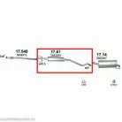 Polmo 17.61 – Opel Astra G/H/H GTC Középső kipufogó dob