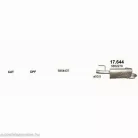 Polmo 17.644 – Opel Meriva A Kipufogó hátsó dob