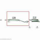 Marix 17-64 középső kipufogó dob – OPEL Astra H