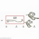 Marix 17-72 középső kipufogó dob – OPEL Signum, Vectra C