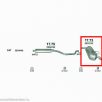   Polmo 17.73 hátsó kipufogódob – Opel Vectra C ; Signum 1.8i 16V