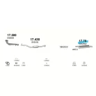 Marix 17.78 hátsó kipufogó dob – Opel Astra F