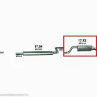 Polmo 17.83 – Opel Meriva A Kipufogó hátsó dob