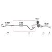 Marix 17.85 középső kipufogódob – Opel Astra J 1.4i