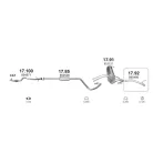 Polmo 17.92 – Opel Astra J Kipufogó kivezető cső