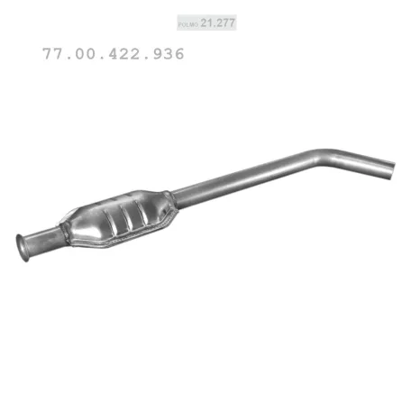 POLMO 21.277 - Kipufogó közép dob RENAULT MEGANE 1.6, 1.8, 1.9 D, 1.9_D, 2.0 (1998-2002)