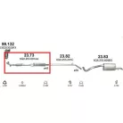 MARIX K23.73 - Kipufogó első cső SEAT IBIZA 1.2, 1.2 LPG (2005-2015)