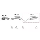Polmo 24.27 – VW Kipufogó hátsó dob
