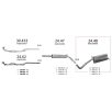   Edex 24.48 hátsó kipufogódob – Skoda Fabia/ VW Polo/Seat Ibiza  1.2 -12V   01/02 -