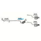 POLMO 24.82 - Kipufogó közép dob SKODA OCTAVIA 2.0 D (2004-2013)