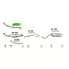 Polmo 24.60 Volkswagen, Audi, Seat, Skoda, kipufogódob