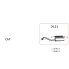 Edex 26-23 hátsó kipufogó dob – TOYOTA Corolla (E120/E130)