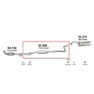 Marix 26-286 középső kipufogó dob – TOYOTA Yaris (XP10)