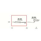 Marix 26-322 középső kipufogó dob – TOYOTA Avensis (T220)