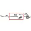 Polmo 30.103 középső kipufogódob – VW Jetta IV 1.2 TSi