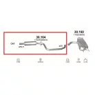 Polmo 30.164 – VW Középső kipufogó dob