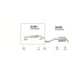   MARIX K30.281 - Kipufogó közép dob VW LUPO 1.4 (1998-2005)