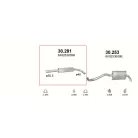MARIX K30.281 - Kipufogó közép dob VW LUPO 1.4 (1998-2005)