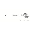   Marix 30.53 hátsó kipufogódob – VW Passat  2.0 TDi Turbo Diesel 06/05-11/10