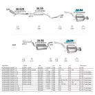 POLMO 30.54 - Kipufogó hátsó dob VW PASSAT 1.8, 1.9 D, 2.0, 2.0 D (2005-2015)