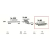   POLMO 30.87 - Kipufogó hátsó dob VW GOLF 1.6, 1.9 D, 2.0 (1993-2001)