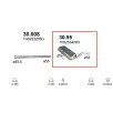   MARIX K30.95 - Kipufogó közép dob VW GOLF 2.0, 2.8 (1992-1998)
