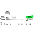 POLMO 30.101 - Kipufogó hátsó dob VW GOLF 1.9 D (1993-1997)