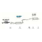 Polmo 31.250 – VOLVO Középső kipufogó dob