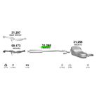 Polmo 31.265 – VOLVO Középső kipufogó dob