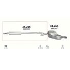 Marix 31-265 középső kipufogó dob – VOLVO S60, V70