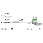 K31.256 Volvo S60 2.4 D kipufogó hátsódob