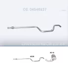 Polmo 45.09 közép cső – Chrysler Neon 2.0 16V 12 