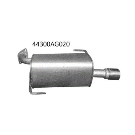 Edex 46-21 hátsó kipufogó dob – SUBARU Legacy, Outback