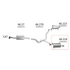 Edex 46-21 hátsó kipufogó dob – SUBARU Legacy, Outback