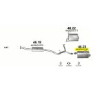 Polmo 46.23 – SUBARU Forester / Legacy Kipufogó hátsó dob