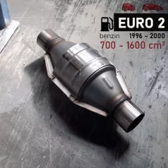 EURO2 Kerámiabetétes kerek Katalizátor 700-1600 cm³ Ø50