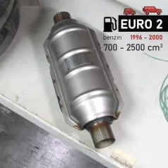   Euro 2 Univerzális Katalizátor – Ø45 mm, kerámiabetétes 700-2500 cm³