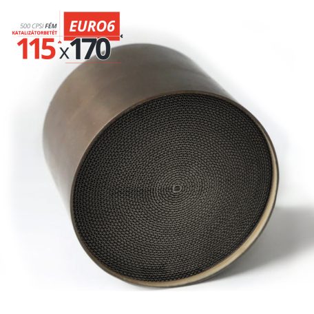 EURO6 Fém katalizátor betét 115x170 mm