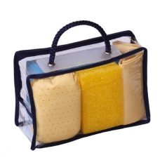   Szivacs szett 18 x 12 x 6 cm - durva szivacs 12 x 8 x 4 cm - mosószivacs 14 x 8,5 x 4,5 cm - szinte