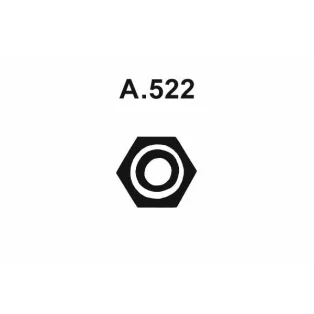 Kipufogó Csavar M12x1,25 DIN 934 – (258-060 / A.522)