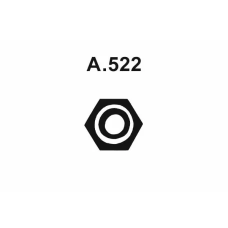 Kipufogó Csavar M12x1,25 DIN 934 – (258-060 / A.522)