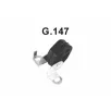 Kipufogó tartó gumi szerelvény – (255-146 / G.147)